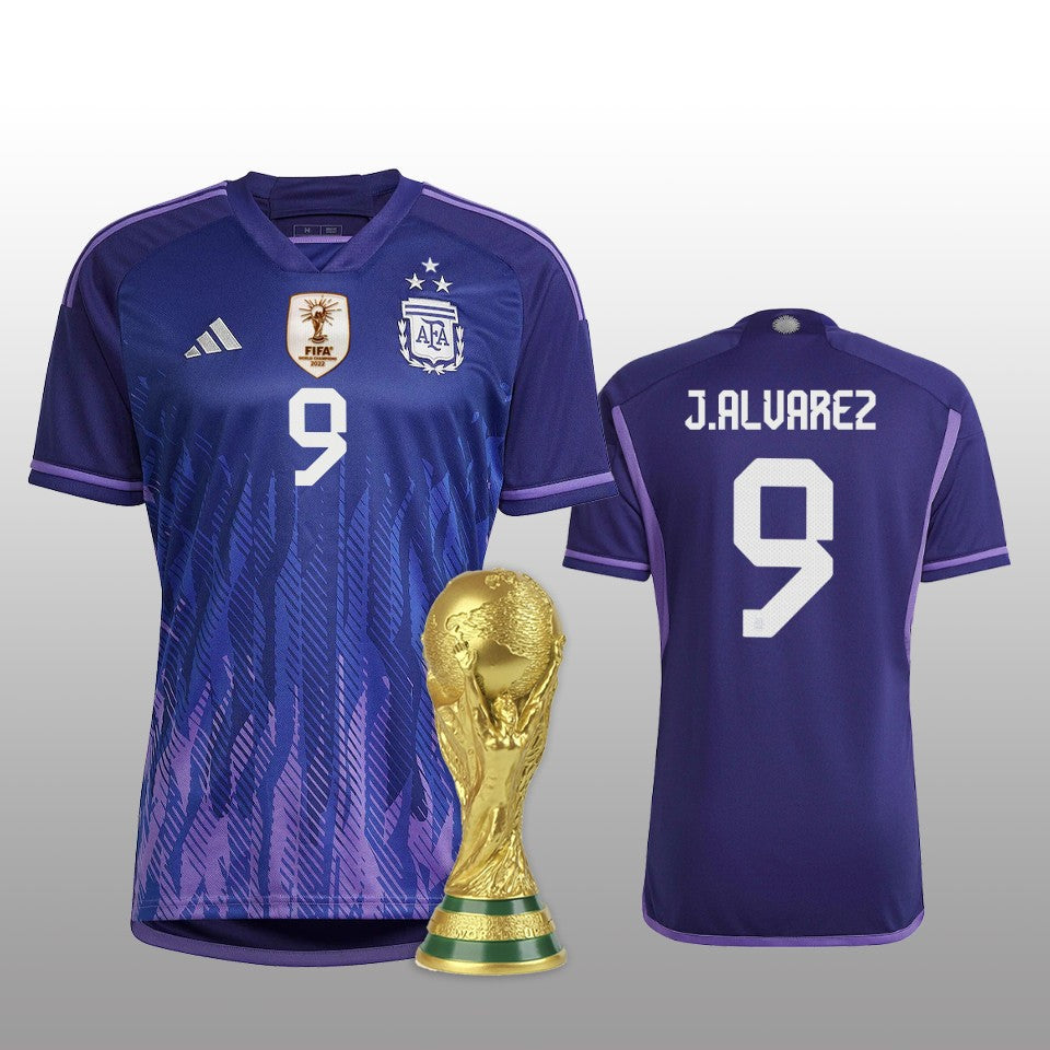 Argentina Julian Alvarez Away Jersey 2022 World Cup Kit – Online